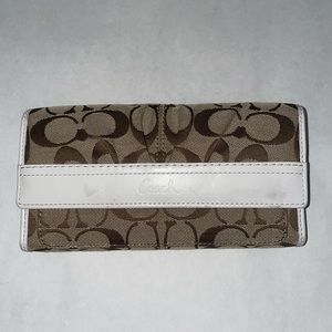 100% Authentic White Coach Wallet